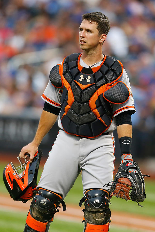 Buster Posey Photograph by Mike Stobe