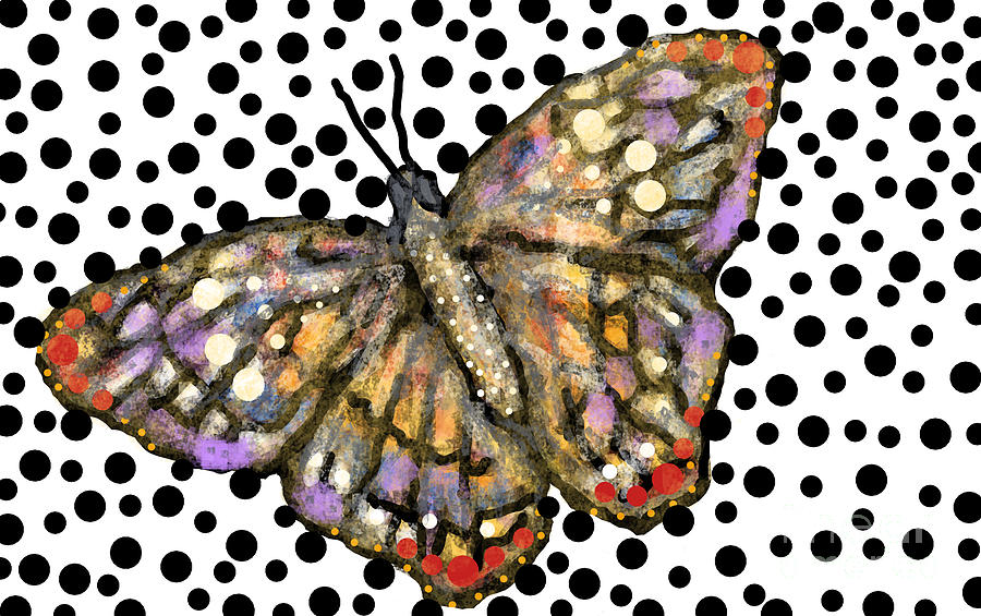 Butterfly  #2 Painting by Bradley Boug