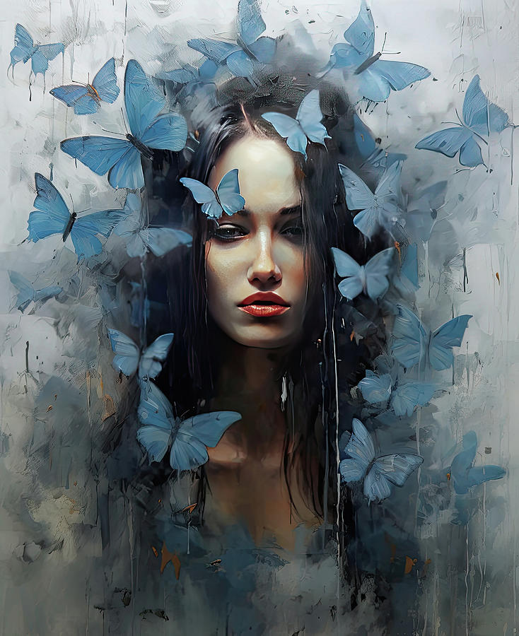 Butterfly evocative dreams girl Photograph by Matthew Gibson - Fine Art ...