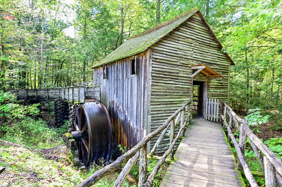 Cades Cove Grist Mill #2 Photograph by Ed Stokes