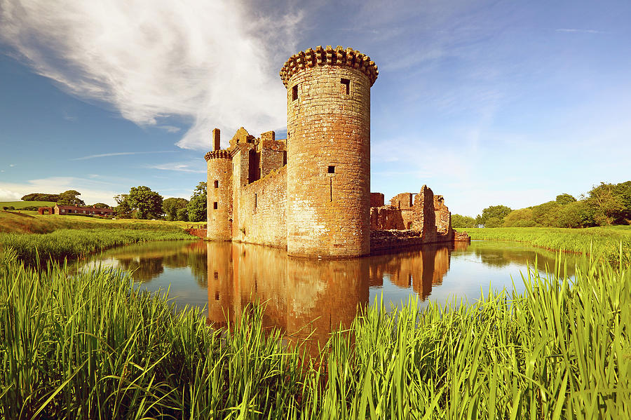 Castle Photograph - Caerlaverock Castle #2 by Grant Glendinning