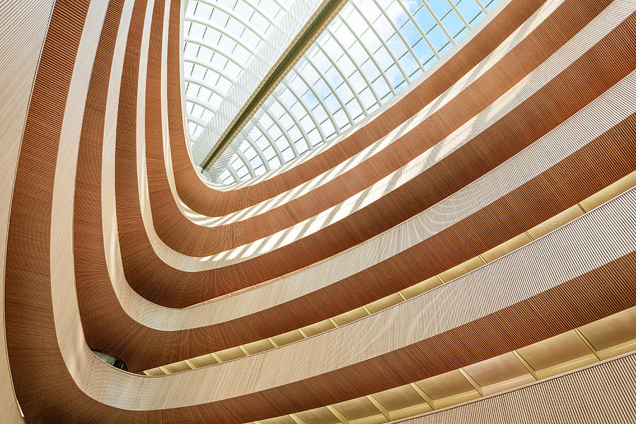 Calatrava Library Photograph by Svetlana Sewell | Fine Art America
