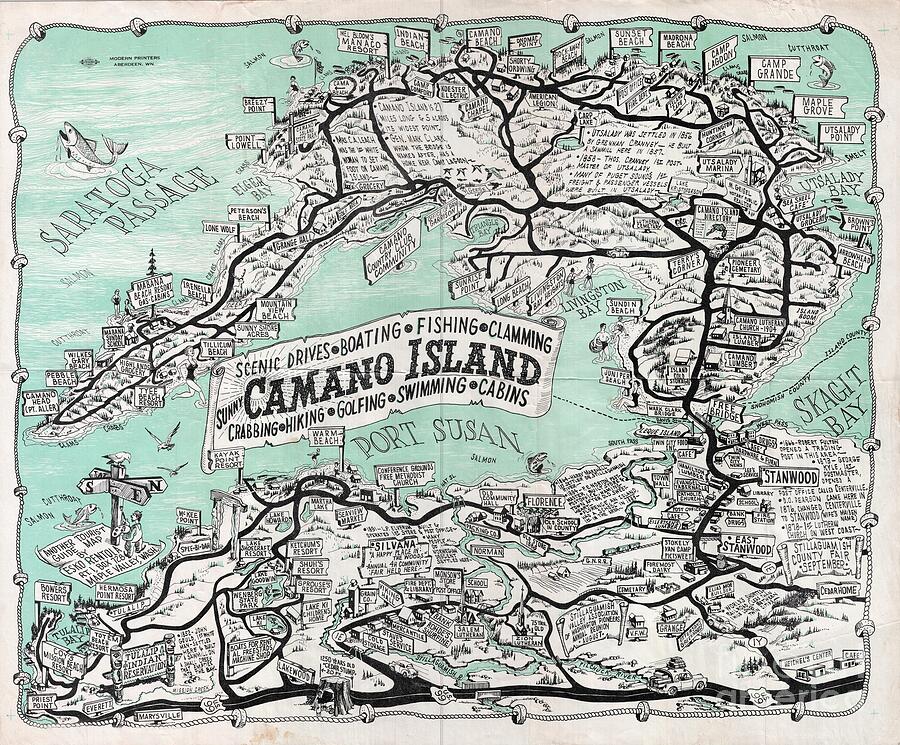 Landmark Photograph - Camano Island #2 by Bruce Borthwick