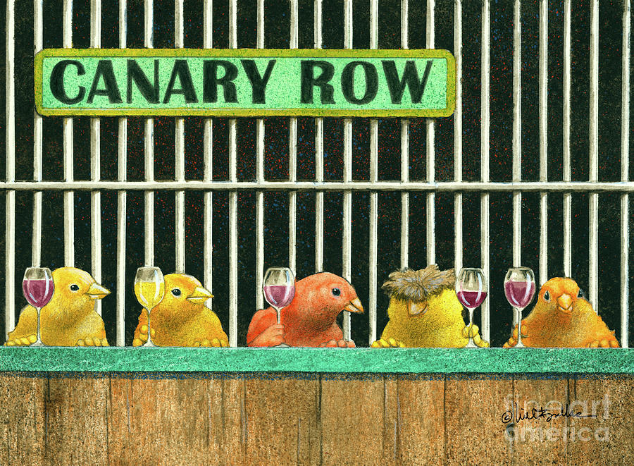 Canary Row... #3 Painting by Will Bullas