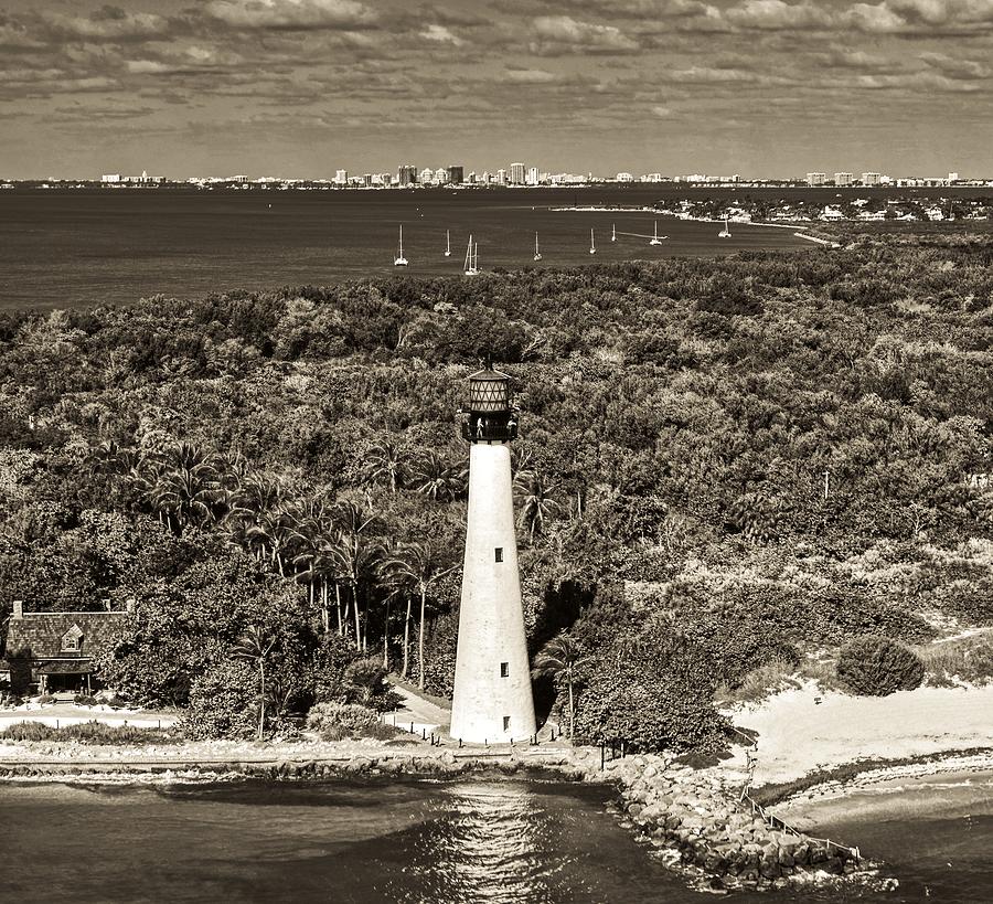 Miami Photograph - Cape Florida Lighthouse - Key Biscayne, Florida #2 by Mountain Dreams