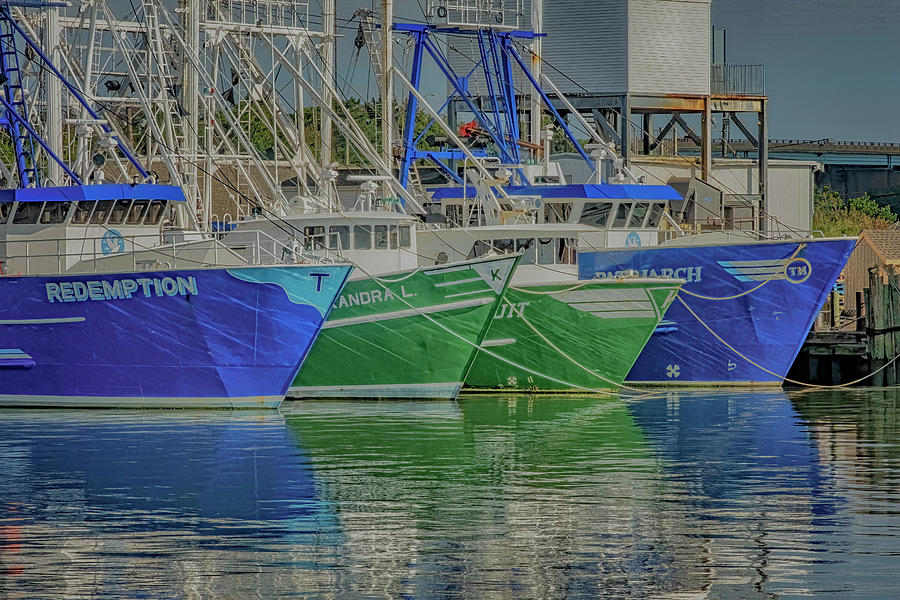 Cape May Fishing Boats #2 Photograph by Tom Singleton
