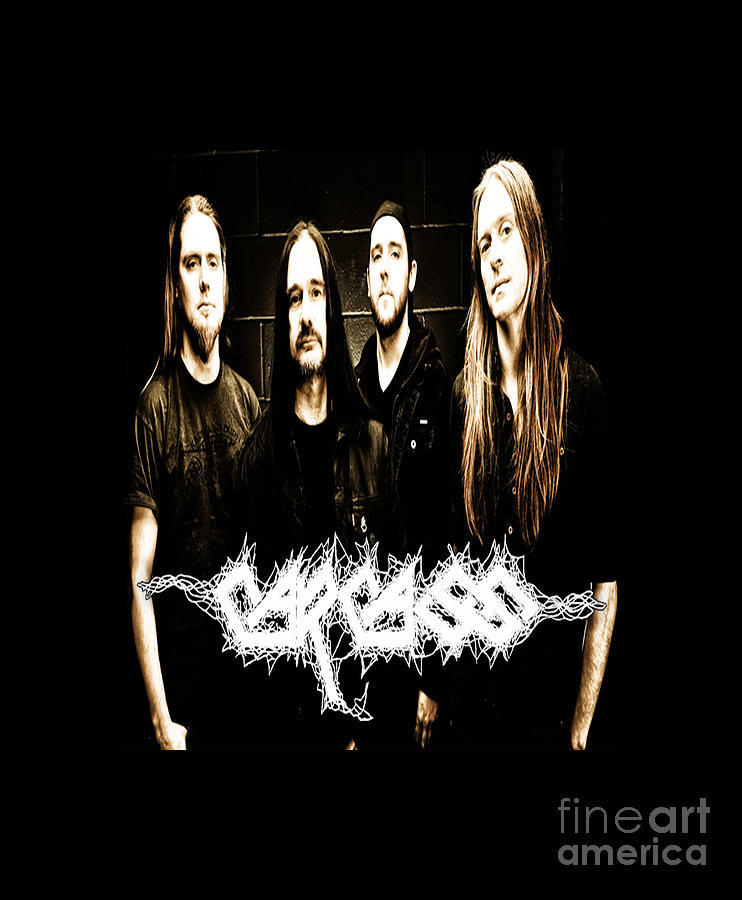 Carcass Band English Extreme Metal Band From Liverpool Digital Art By ...