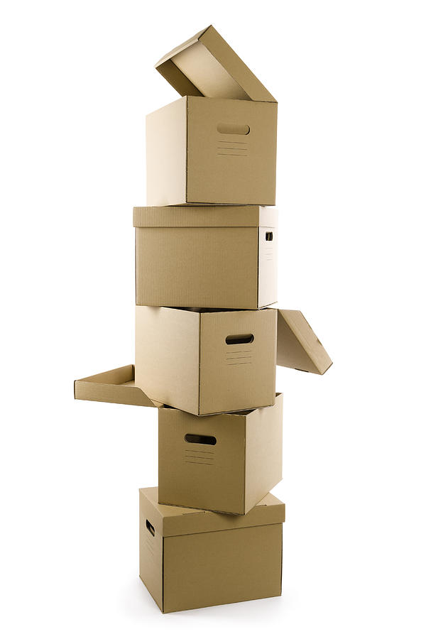 Cardboard Boxes #2 Photograph by Adam Smigielski