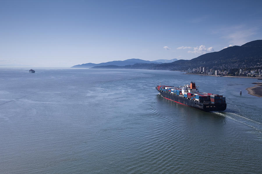 Cargo Container Ship #2 Photograph by Dan_prat