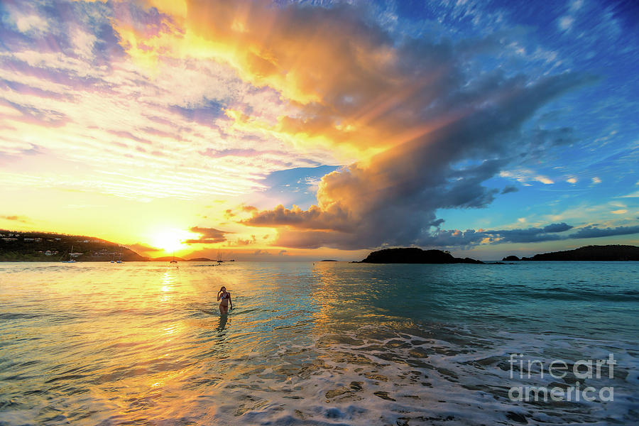 Caribbean Sunset Photograph