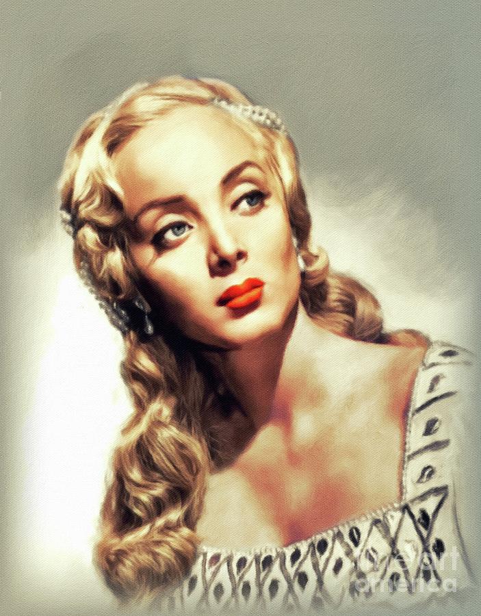 Carolyn Jones, Hollywood Icon #2 Painting by Esoterica Art Agency