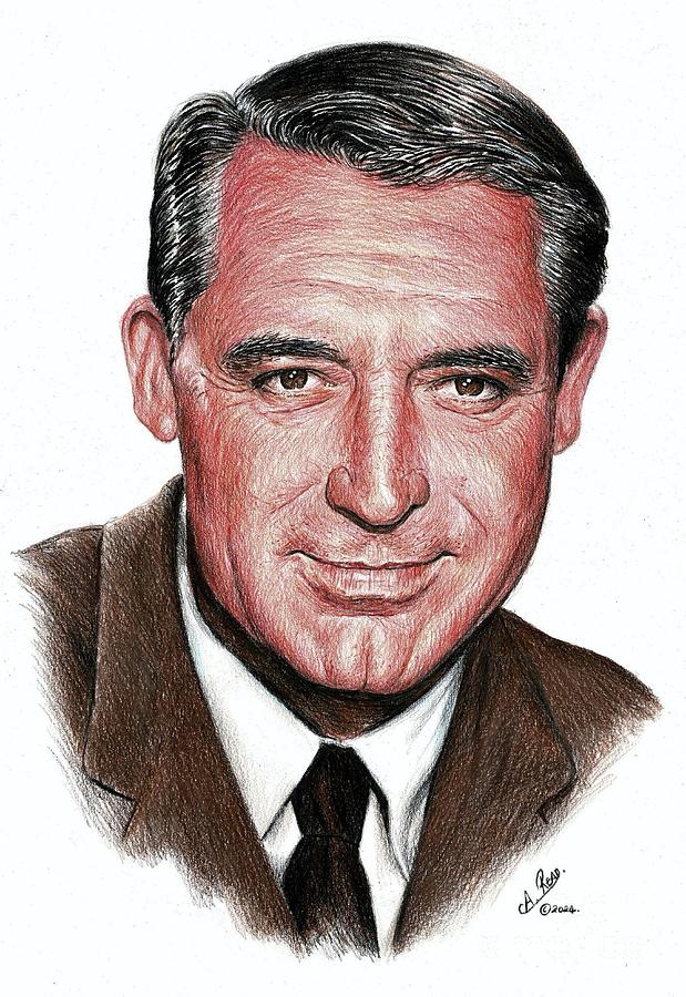 Cary Grant  #3 Drawing by Andrew Read