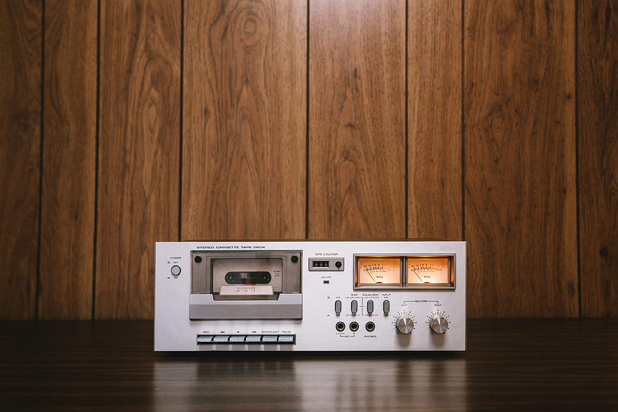 Cassette Player Stereo in Retro Style #2 Photograph by RyanJLane