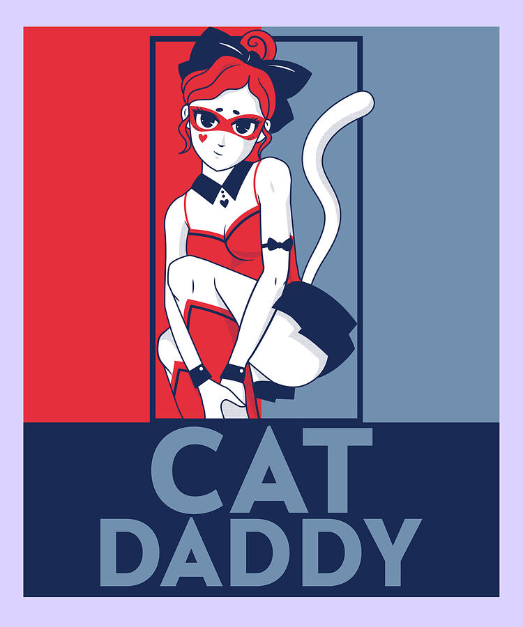 Cat Daddy Digital Art By Dastay Store Pixels