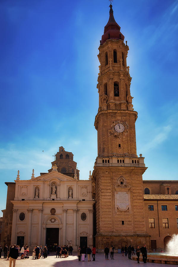 Cathedral of the Savior - SEO in Zaragoza, Spain - 1 #2 Photograph by Jordi Carrio Jamila