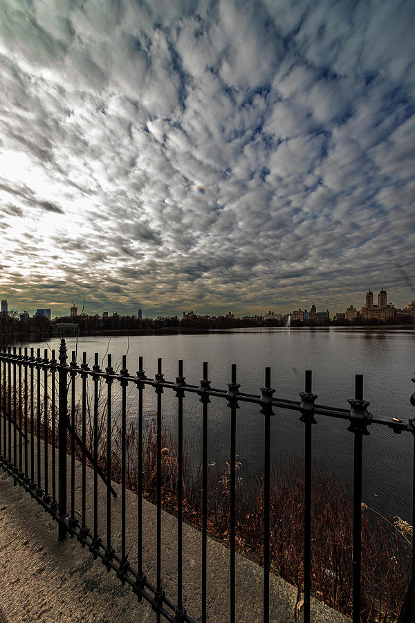 Central Park Reservoir And Clouds #2 Photograph By Robert Ullmann ...