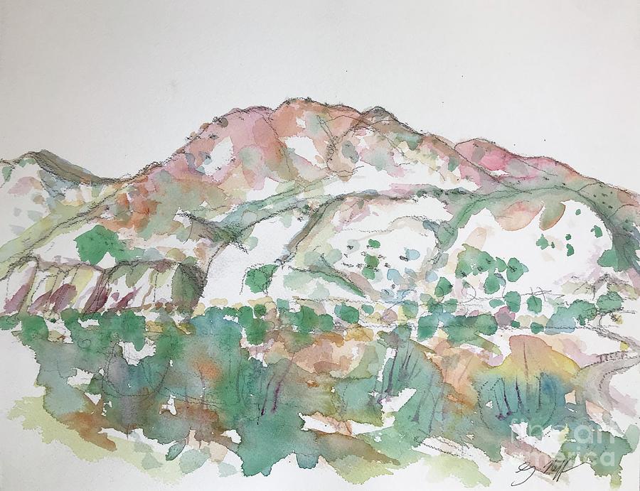 Cerrillos Hills #3 Painting by Glen Neff