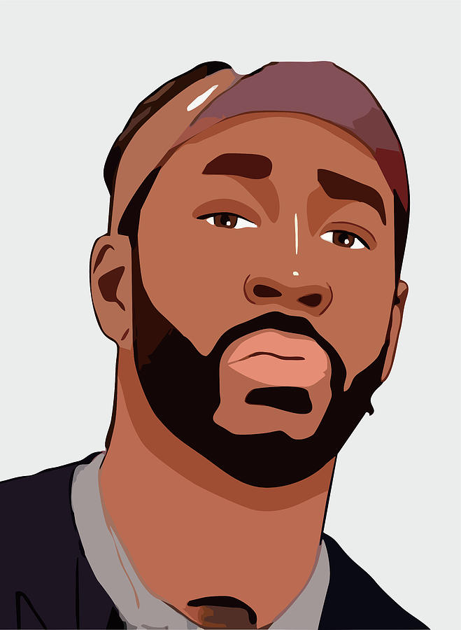 2 Chainzcartoon Portrait 1 Digital Art By Ahmad Nusyirwan - Fine Art 