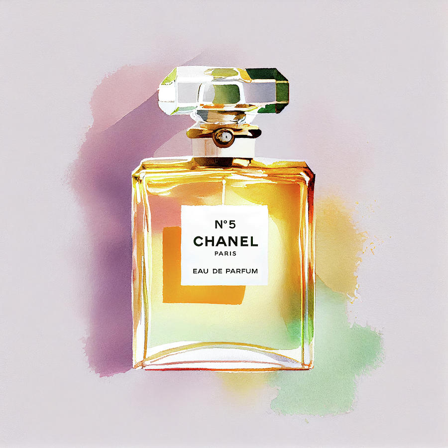 Chanel Bottle Digital Art by Mike Taylor - Fine Art America