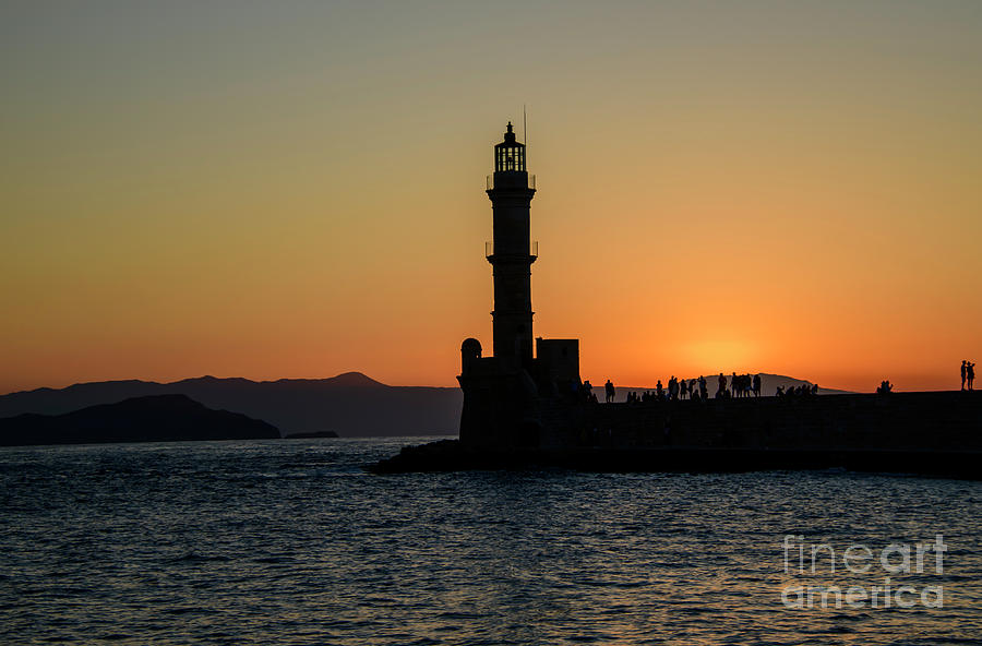 Chania Lighthouse #2 Photograph by Patrick Nowotny