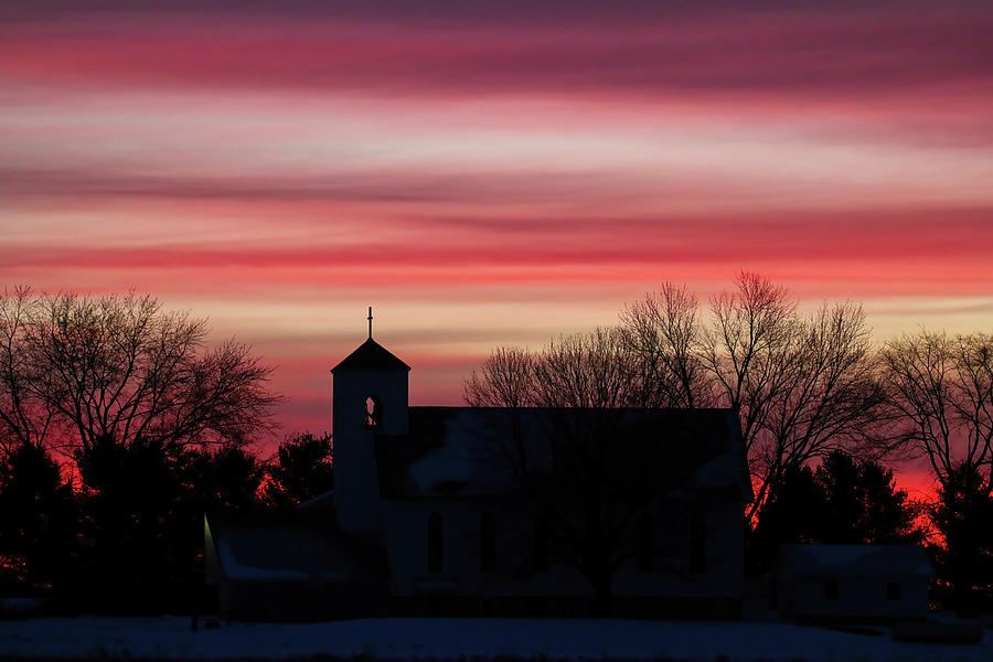 Chapel Sunrise #2 Photograph by Brook Burling