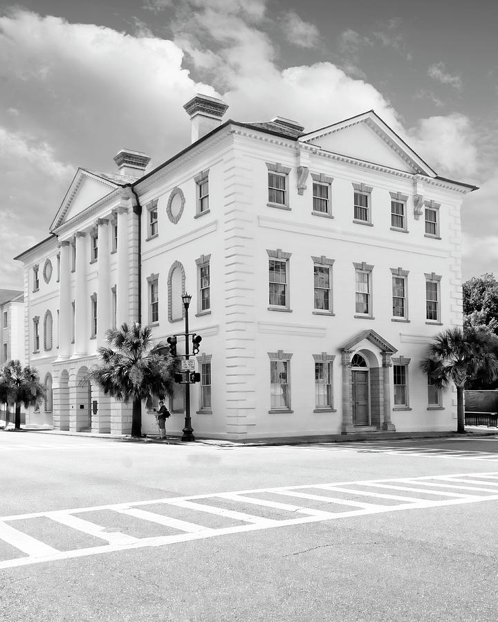 Charleston Historic Courthouse BW #1 Photograph by Bob Pardue