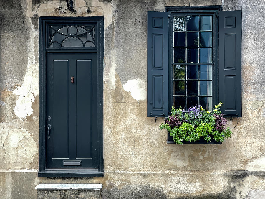 Charleston Windows and Doors, South Carolina #2 Photograph by Dawna Moore Photography