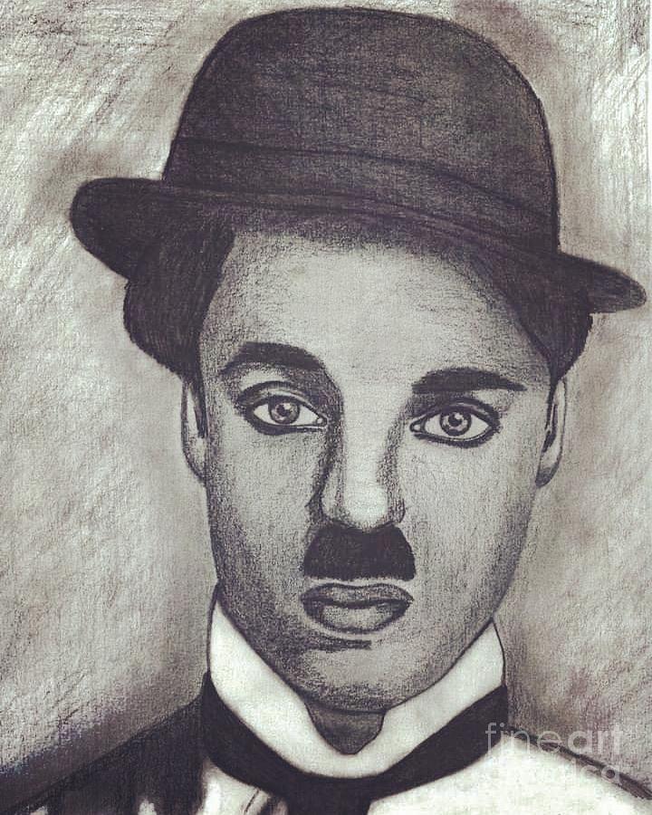 Charlie Chaplin Drawing by Bobby Dar Fine Art America