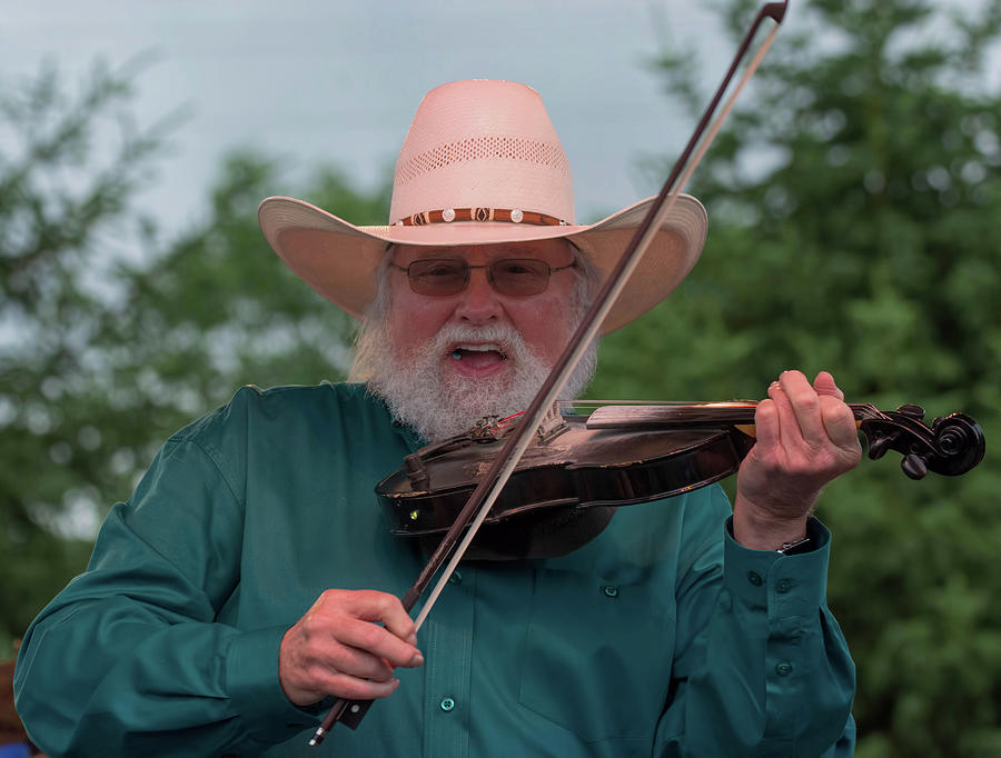 Charlie Daniels at his best #2 Photograph by Alan Goldberg