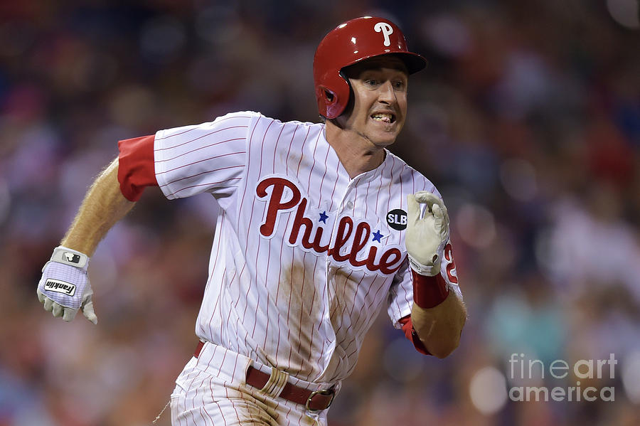 Chase Utley Photograph by Drew Hallowell
