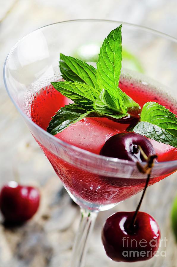 Cherry Cocktail Photograph