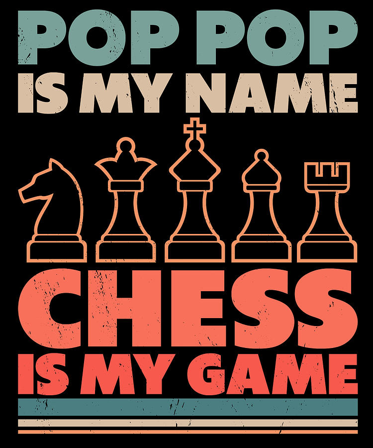 Chess Digital Art - Chess Lovers Board Games Grandpa Chess Players #2 by Toms Tee Store