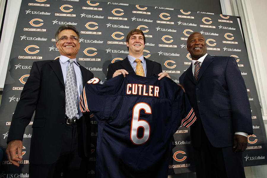 Chicago Bears Introduce Jay Cutler #2 Photograph by Jim Prisching