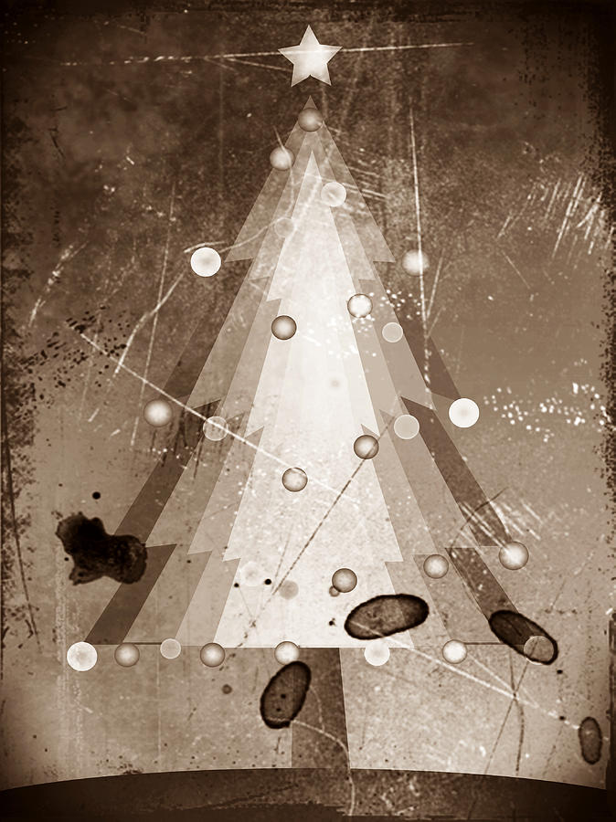 Christmas  elements illustrations #2 Photograph by Tumdee