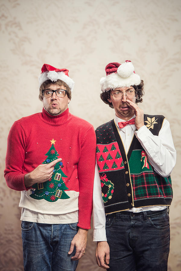 Christmas Sweater Nerds #2 Photograph by RyanJLane