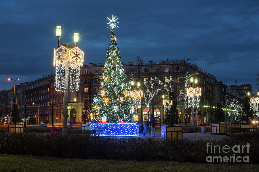 Christmas time in Nowa Huta, Krakow, Poland, 2019 #2 Photograph by Juli Scalzi