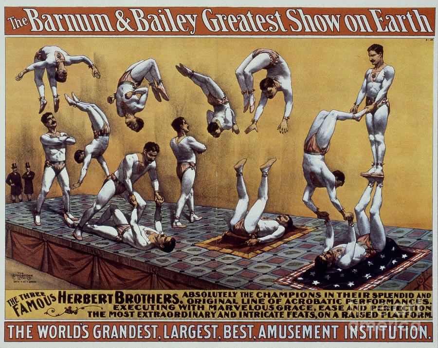 CIRCUS POSTER, 1890s #2 Drawing by Granger