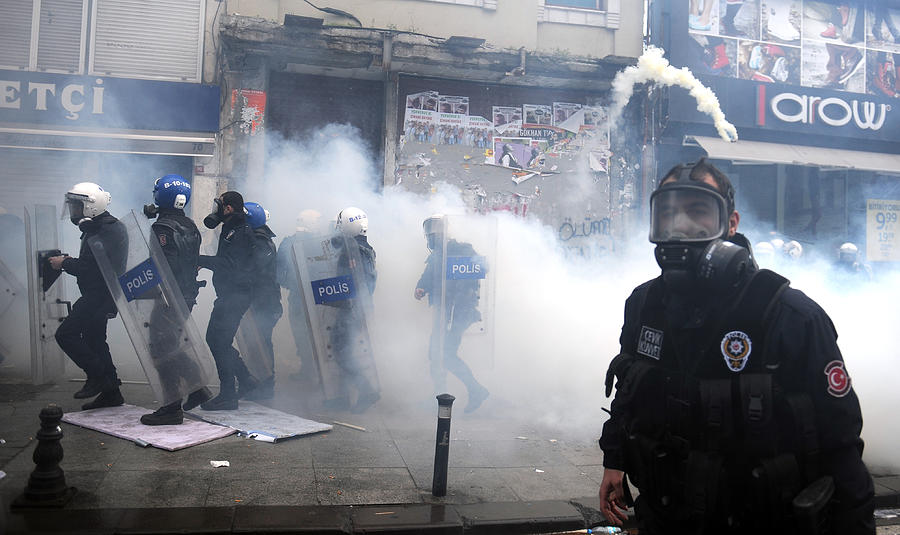 Clashes Follow Funeral For Turkish Teenager Killed In Anti-Government Protests #2 Photograph by Burak Kara