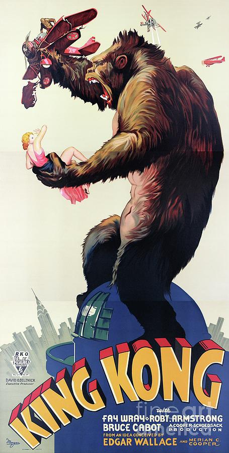 Hollywood Painting - Classic Movie Poster - King Kong #2 by Esoterica Art Agency