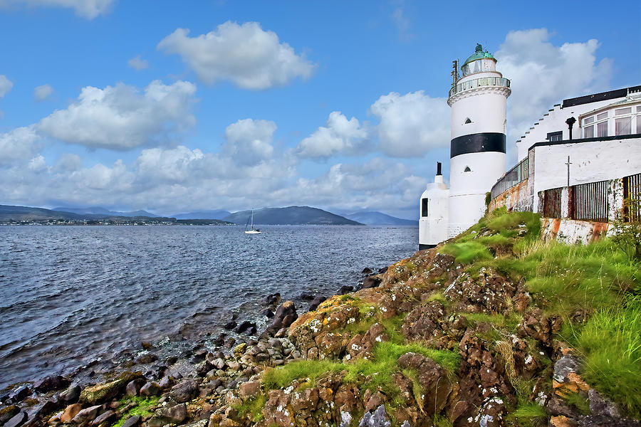 Cloch lighthouse Photograph by Marcia Colelli - Pixels