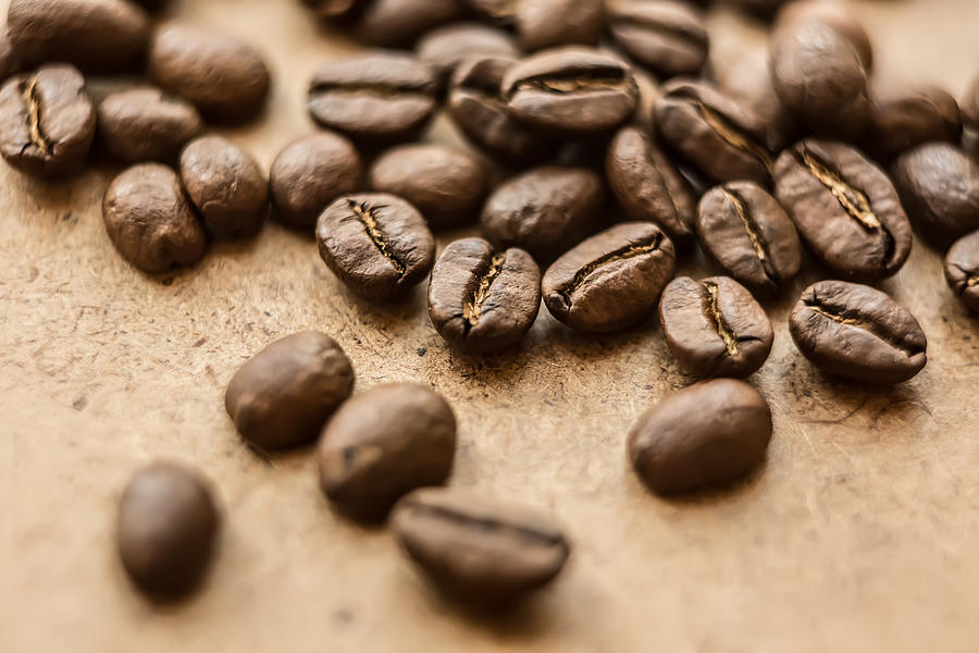 Closeup Of Brown Coffee Background #2 Photograph by Sarymsakov