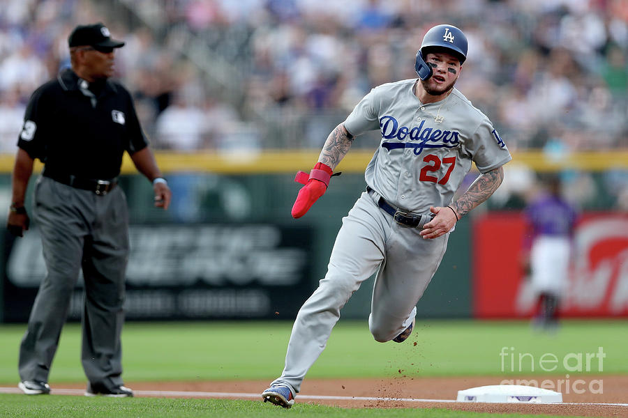 Cody Bellinger And Alex Verdugo Photograph by Matthew Stockman Cody Bellinger And Alex Verdugo Photograph by Matthew Stockman