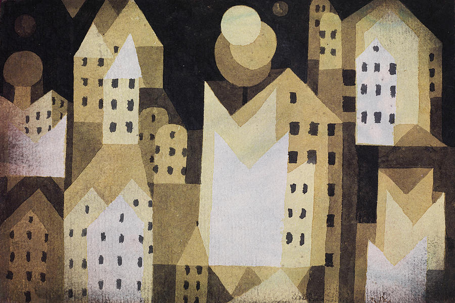 Paul Klee Painting - Cold City #2 by Paul Klee