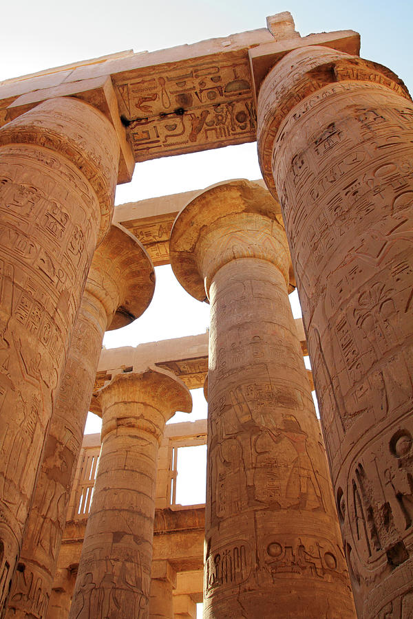 Columns In Karnak Temple #2 Photograph by Mikhail Kokhanchikov