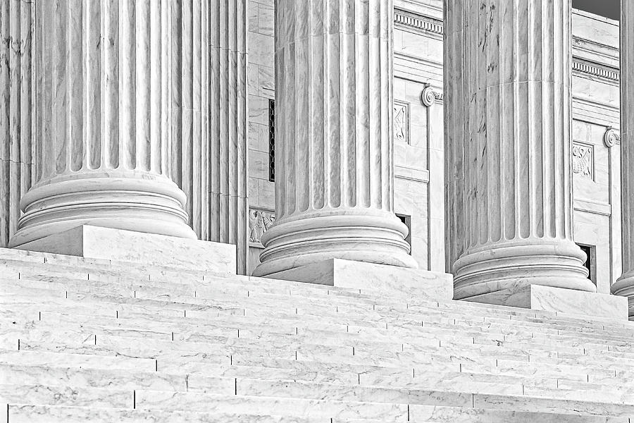Columns SCOTUS III #2 Photograph by Susan Candelario