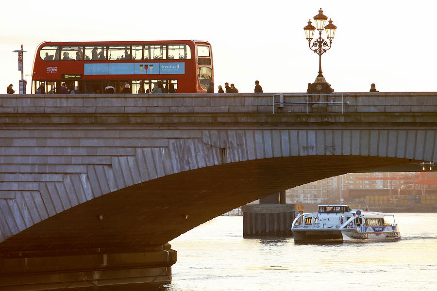 Commuters Use New High-Speed Catamaran Clippers Operated By MBNA Thames Clippers Photograph by Bloomberg Commuters Use New High-Speed Catamaran Clippers Operated By MBNA Thames Clippers Photograph by Bloomberg