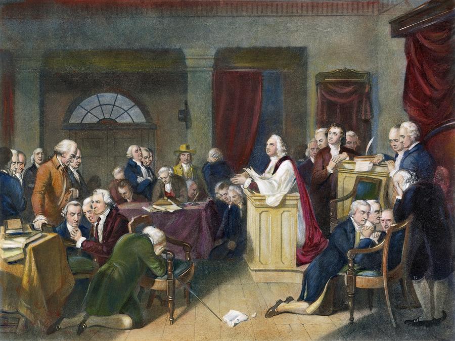 Continental Congress #2 Painting by Granger