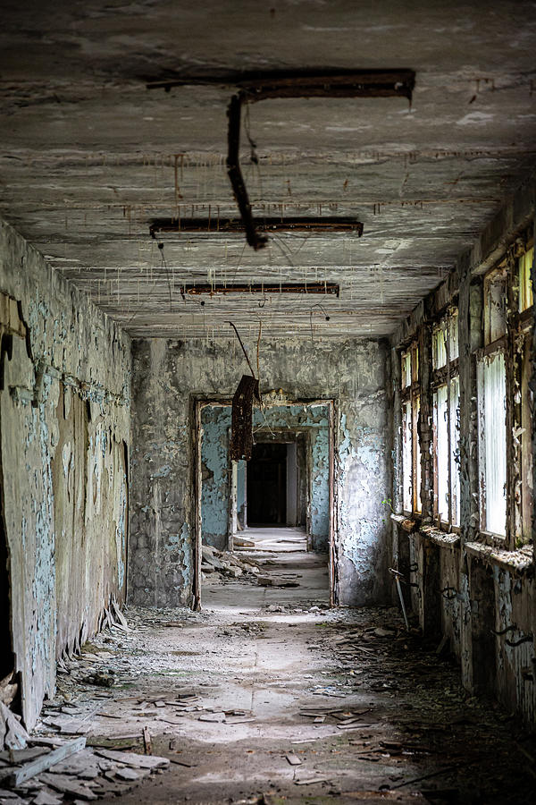 Corridor in Chernobyl Photograph by Dennis Diatel - Fine Art America