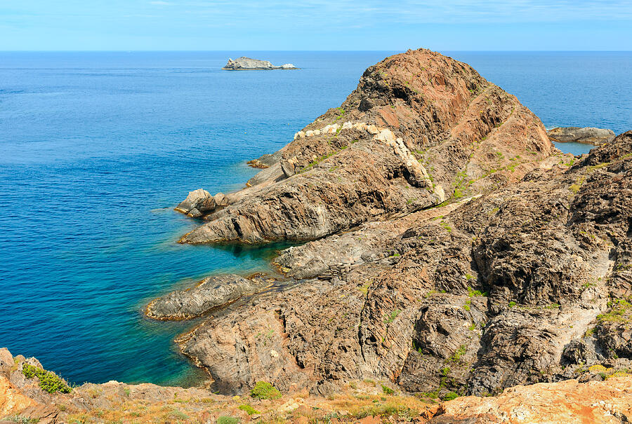 Costa Brava rocky coast, Spain. #2 Photograph by J-wildman