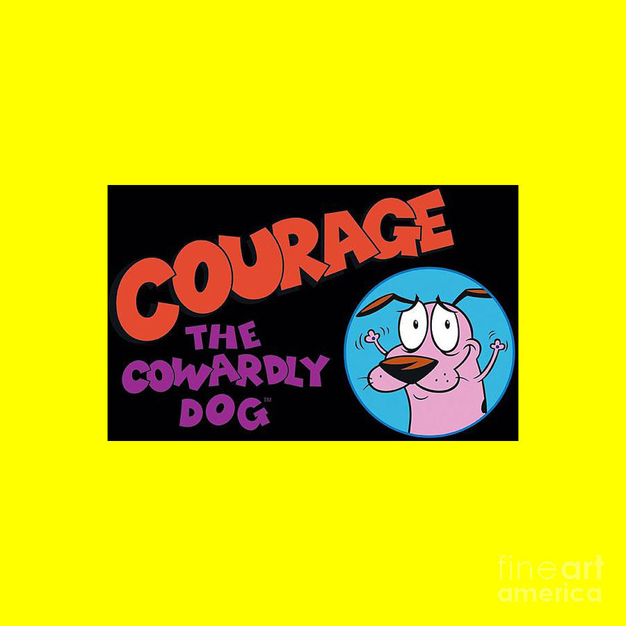 Courage The Cowardly Dog Drawing by Randy Pfeffer - Fine Art America